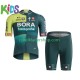 Bora-Hansgrohe 2024 Barn Cykeltröja och Cykelshorts N001