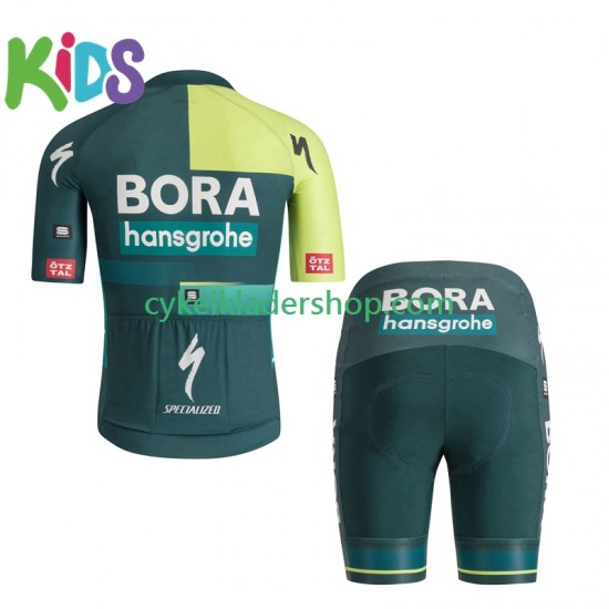 Bora-Hansgrohe 2024 Barn Cykeltröja och Cykelshorts N001