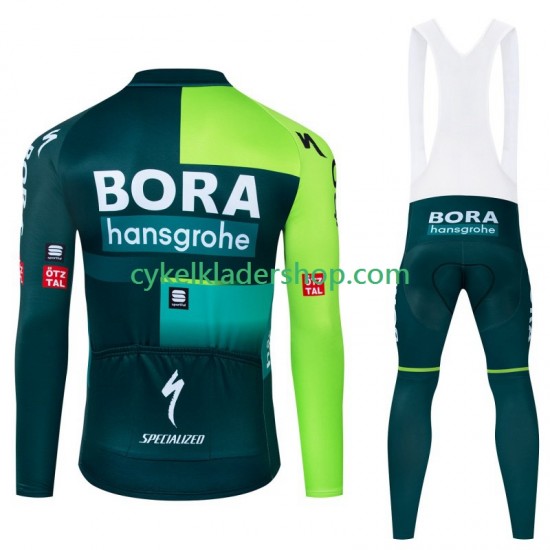 Bora Hansgrohe 2024 Män Cykeltröja Långärmad och Bib Cykeltights N001
