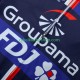 Fdj Groupama 2024 Män Cykeltröja Långärmad och Bib Cykeltights