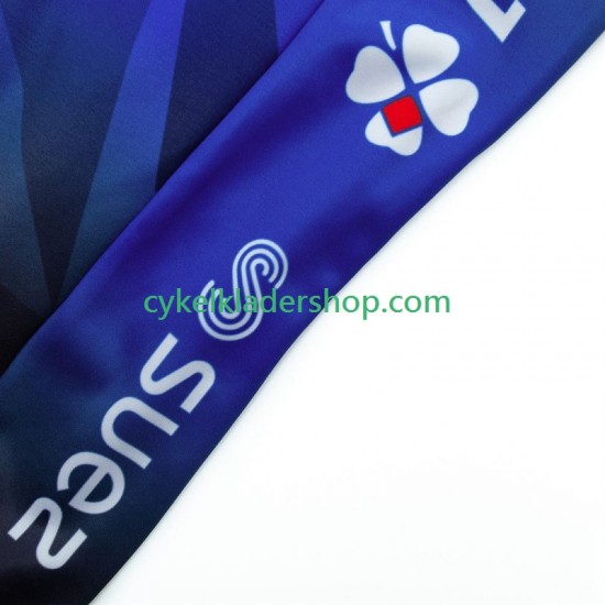 Fdj Suez 2024 Män Cykeltröja Långärmad och Bib Cykeltights