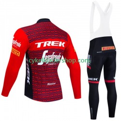 Trek Segafredo 2023 Män Cykeltröja Långärmad och Bib Cykeltights