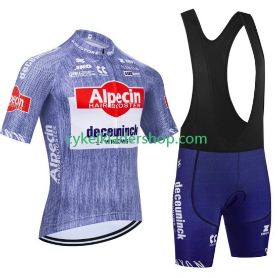 Alpecin Deceuninck 2024 Män Cykeltröja och Bib Cykelshorts