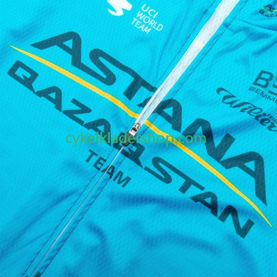 Astana Qazaqstan 2024 Team Män Cykeltröja och Bib Cykelshorts