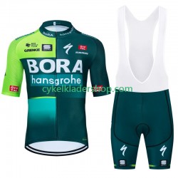 Bora Hansgrohe 2024 Män Cykeltröja och Bib Cykelshorts N001