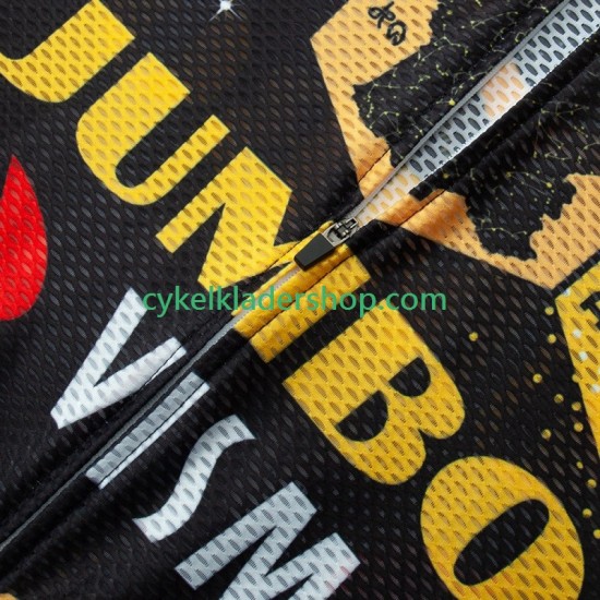 Jumbo Visma Tdf Velodrome 2023 Män Cykeltröja och Bib Cykelshorts