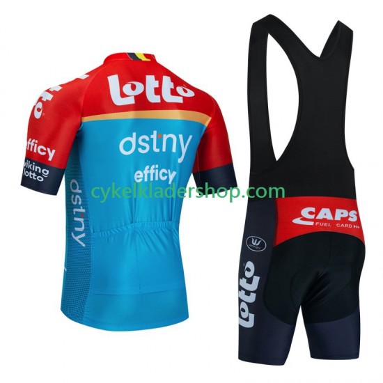 Lotto Dstny 2023 Män Cykeltröja och Bib Cykelshorts