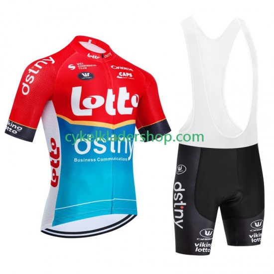 Lotto Dstny 2024 Män Cykeltröja och Bib Cykelshorts