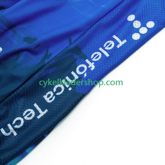 Movistar 2024 Män Cykeltröja och Bib Cykelshorts