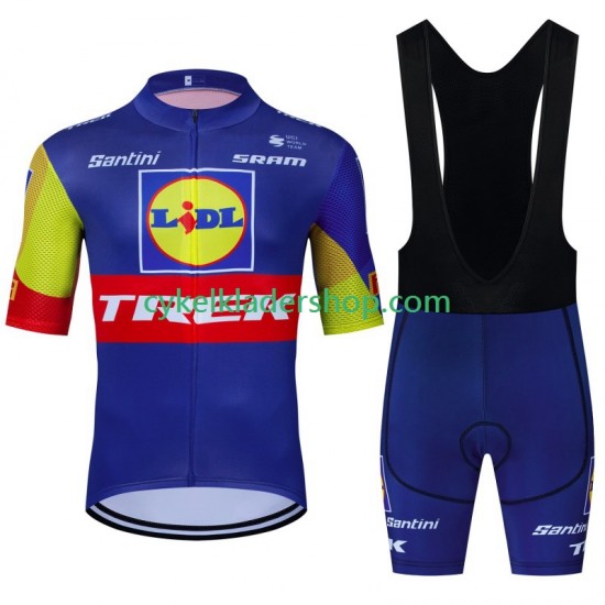 Trek Lidl 2024 Män Cykeltröja och Bib Cykelshorts