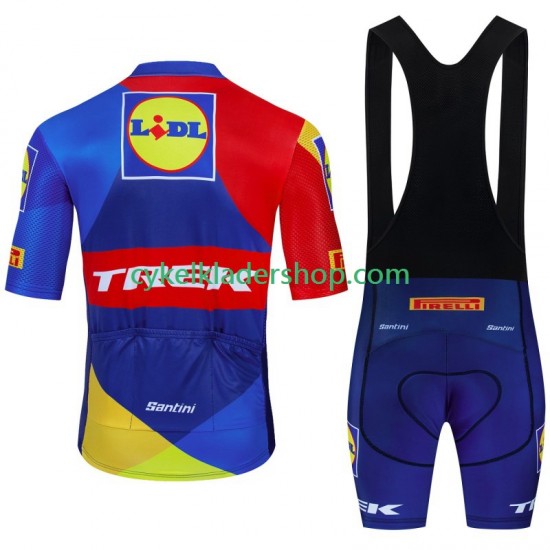 Trek Lidl 2024 Män Cykeltröja och Bib Cykelshorts