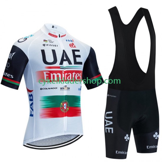 Uae Emirates 2023 Män Cykeltröja och Bib Cykelshorts N001