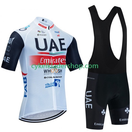 Uae Emirates 2023 Män Cykeltröja och Bib Cykelshorts