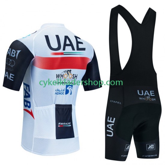 Uae Emirates 2023 Män Cykeltröja och Bib Cykelshorts