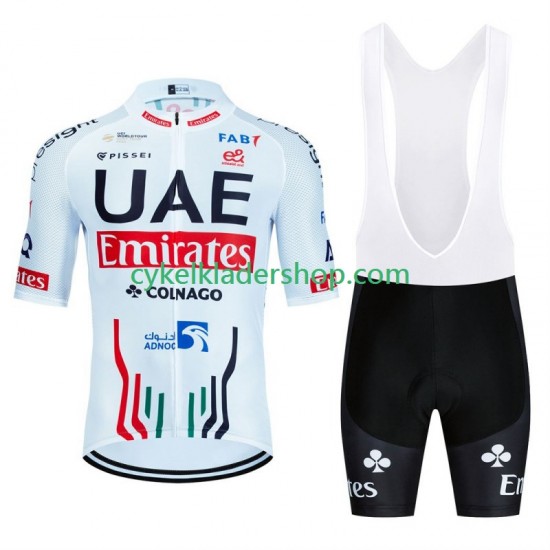 Uae Emirates 2024 Män Cykeltröja och Bib Cykelshorts