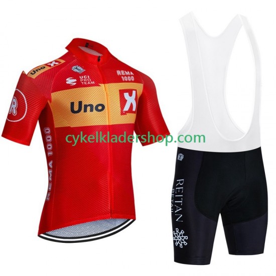Uno X 2023 Män Cykeltröja och Bib Cykelshorts