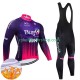 Burgos Bh 2024 Män Cykeltröja Långärmad och Bib Cykeltights Vinter Thermal Fleece