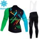 Rosti 2023 Män Cykeltröja Långärmad och Bib Cykeltights Vinter Thermal Fleece N001