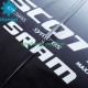 Scott Sram 2023 Män Cykeltröja Långärmad och Bib Cykeltights Vinter Thermal Fleece
