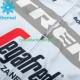 Trek Segafredo 2023 Män Cykeltröja Långärmad och Bib Cykeltights Vinter Thermal Fleece N003