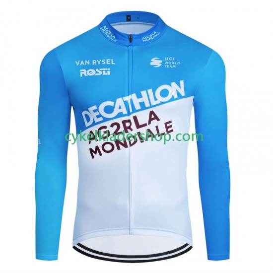 Decathlon Ag2R 2024 Män Cykeltröja Långärmad