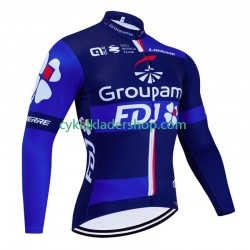 Fdj Groupama 2023 Män Cykeltröja Långärmad
