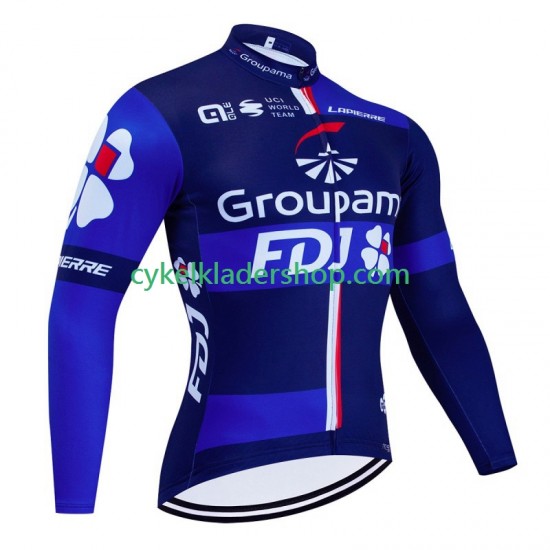 Fdj Groupama 2023 Män Cykeltröja Långärmad
