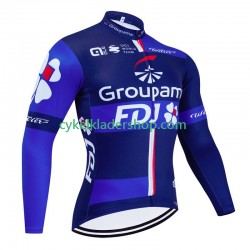 Fdj Groupama 2024 Män Cykeltröja Långärmad