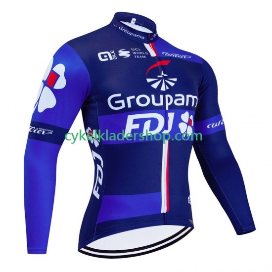 Fdj Groupama 2024 Män Cykeltröja Långärmad