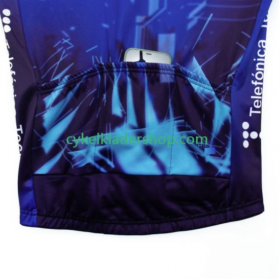 Movistar 2024 Män Cykeltröja Långärmad