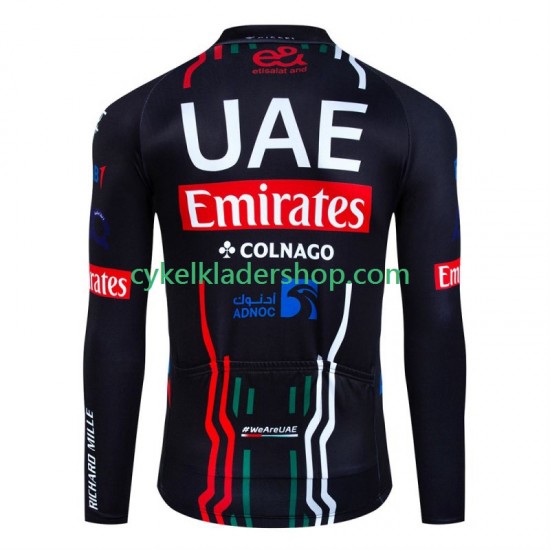 Uae Emirates 2024 Män Cykeltröja Långärmad N001