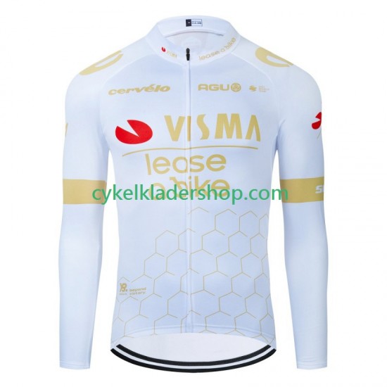 Visma Lease A Bike 2024 Män Cykeltröja Långärmad N002
