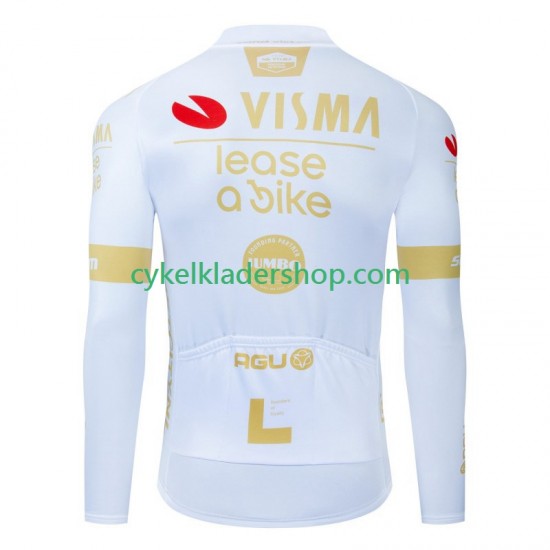 Visma Lease A Bike 2024 Män Cykeltröja Långärmad N002