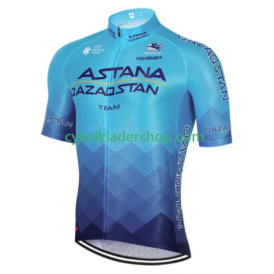 Astana Qazaqstan 2023 Män Cykeltröja Kortärmad