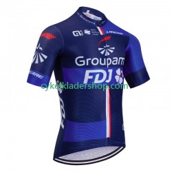 Fdj Groupama 2023 Män Cykeltröja Kortärmad