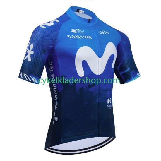 Movistar 2024 Män Cykeltröja Kortärmad
