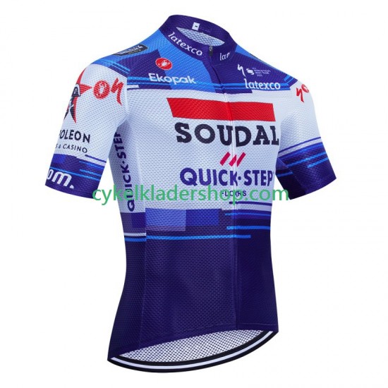 Soudal Quickstep 2023 Män Cykeltröja Kortärmad