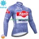 Alpecin Deceuninck 2024 Män Cykeltröja Vinter Thermal Fleece
