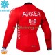 Arkea Bb Hotels Excalibur 2024 Män Cykeltröja Vinter Thermal Fleece