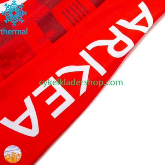 Arkea Bb Hotels Excalibur 2024 Män Cykeltröja Vinter Thermal Fleece