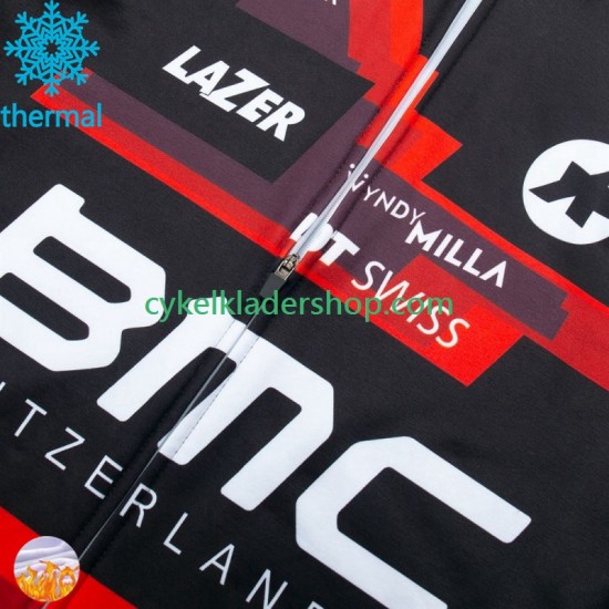 Bmc Suisse 2024 Män Cykeltröja Vinter Thermal Fleece