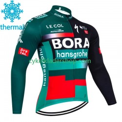 Bora Hansgrohe 2023 Män Cykeltröja Vinter Thermal Fleece