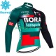 Bora Hansgrohe 2023 Män Cykeltröja Vinter Thermal Fleece