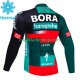 Bora Hansgrohe 2023 Män Cykeltröja Vinter Thermal Fleece