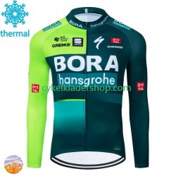 Bora Hansgrohe 2024 Män Cykeltröja Vinter Thermal Fleece N001