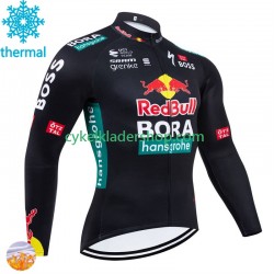 Bora Hansgrohe 2024 Män Cykeltröja Vinter Thermal Fleece
