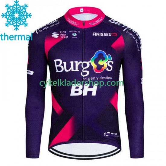 Burgos Bh 2023 Män Cykeltröja Vinter Thermal Fleece