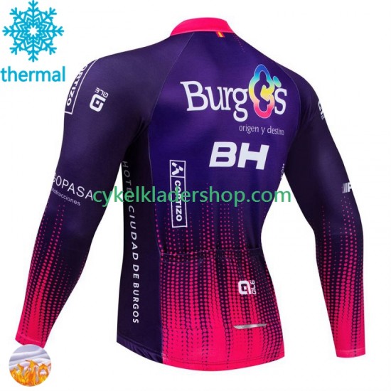 Burgos Bh 2024 Män Cykeltröja Vinter Thermal Fleece