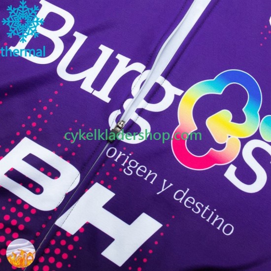 Burgos Bh 2024 Män Cykeltröja Vinter Thermal Fleece