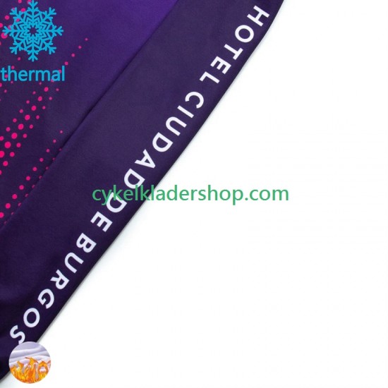 Burgos Bh 2024 Män Cykeltröja Vinter Thermal Fleece